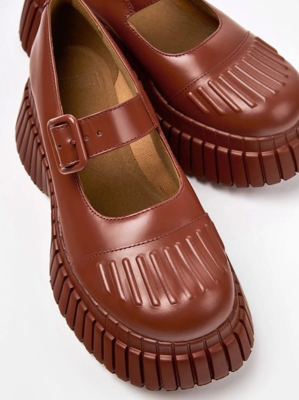 CAMPER Pix BCN ballerinas Mary Jane chunky platform shoes